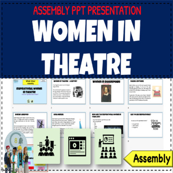 Preview of Women In Theatre Elementary Assembly Mini Lesson