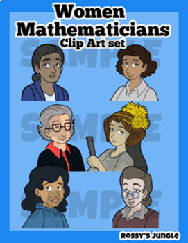 Preview of Women Mathematicians Clip Art set
