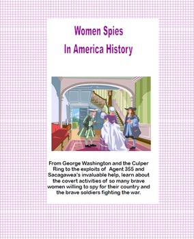 Preview of Women Spies In The American Revolution Webquest