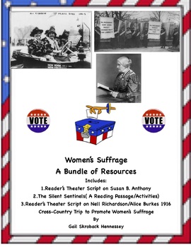 Preview of Women's Suffrage! A Bundle of Resources