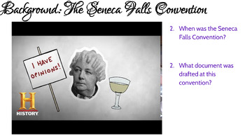 Preview of Women Suffrage in America (Interactive Lecture + Primary Source Analysis)