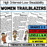 Women Trailblazers High Interest Low Level Reading Compreh
