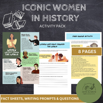 Preview of Women's History Month: Women Who Have Changed The World: Activity Packet
