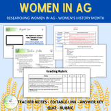 Women in Ag - Women's History Month
