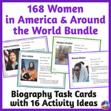 Women in America & Around the World BUNDLE: Biography Task