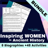 Women in Ancient History Biographies and Activities Bundle