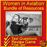 Women in Aviation 7 Activities, Game, and Final Test Print