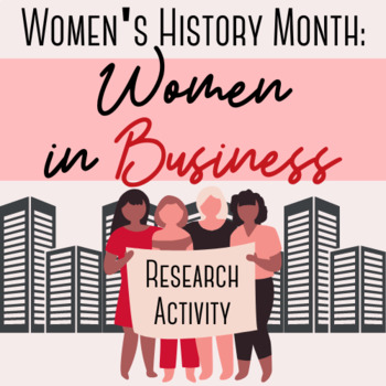 Preview of Women in Business Women's History Month Activity
