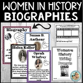 Women's History MONTH Writing Activities | POSTERS | Biogr