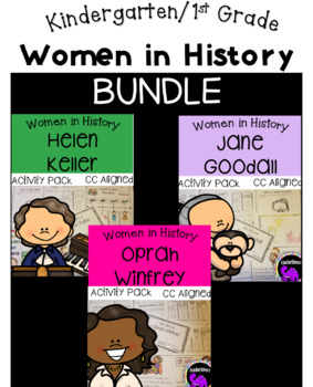 Preview of Women in History Activity Pack BUNDLE