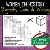 Women in History Activity Biography Cubes (American and Wo