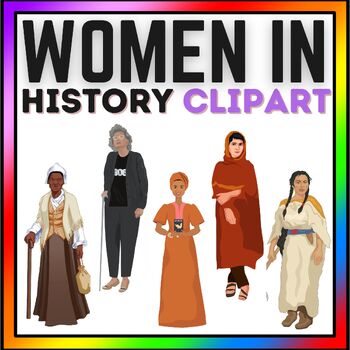 Preview of Women in History Clip Art - High-Quality images for Teaching Resources