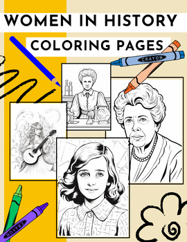 Preview of Women in History Coloring Pages