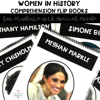 Preview of Women in History Picture Comprehension Worksheets