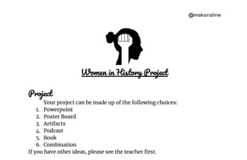 Preview of Women in History Project