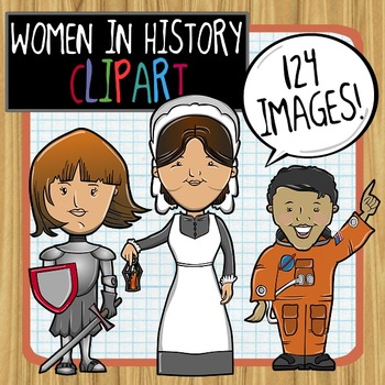 Preview of Women in History (and Current Events) Clip Art