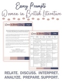 Women in Literature Essay Prompts and Rubric