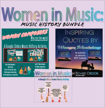 Preview of Women in Music: Music History Bundle