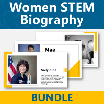Preview of Women in STEM Biography Bundle | Women's History in Science