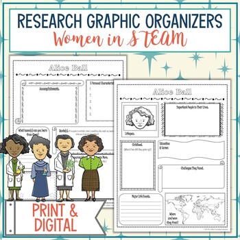 Research Graphic Organizers: Women in STEAM