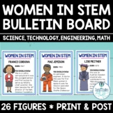 Women's History Month Bulletin Board Women in STEM plus Ac