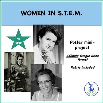Preview of Women in STEM | No prep mini Project