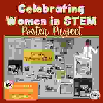 Preview of Women in STEM (Women's History Month) Research + Poster Activity