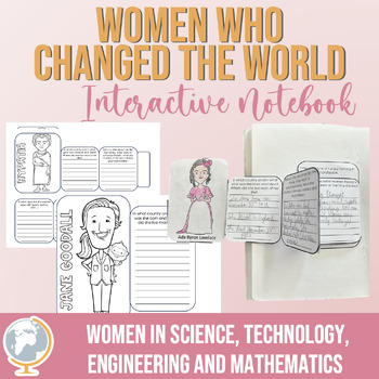 Preview of Women in STEM interactive notebook