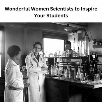 Preview of Women in Science Bulletin Board Set Google Slides