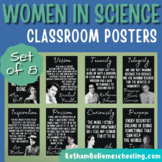 Women in Science Classroom Posters | Set of 8