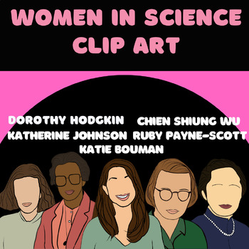 Preview of Women in Science and Physics Clipart