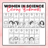 Women in Science Coloring Bookmarks