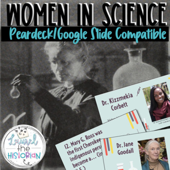 Preview of Women in Science Google Slides/Peardeck Compatible