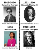 Women in Science March Madness Timeline Posters