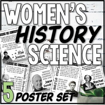 Preview of Women in Science Poster Set