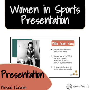 Preview of Women in Sports -  A Presentation of Female Athletes Who Changed the Game
