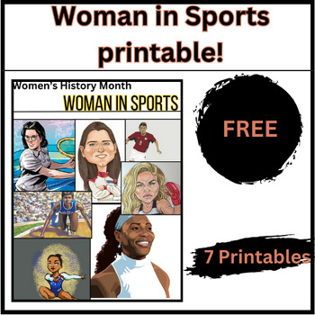 Preview of Women in Sports Printable