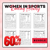 Women in Sports Reading Activity Pack Bundle | Women's His
