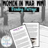 Women in War Evidence-based Close Reading Passage 