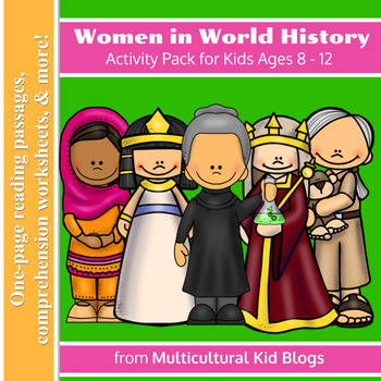 Preview of Women in World History Activity Pack