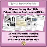 Women in the 1920s: DBQ and Primary Sources * Flappers * J