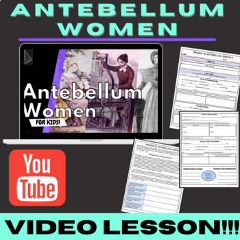 Preview of Women's Changing Roles | Reform, Seneca Falls, Domesticity | VIDEO LESSON!