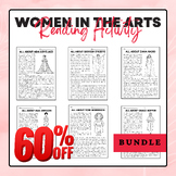 Women in the Arts Reading Activity Pack Bundle | Women's H
