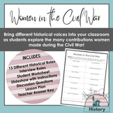 Women in the Civil War: Job Fair Historical Dialogue