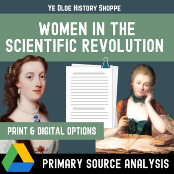 Preview of Women in the Scientific Revolution Primary Sources for World History or AP Euro