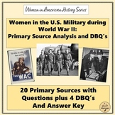 Women in the U.S. Military during WWII: Primary Sources an