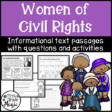 Women of Civil Rights Comprehension & Easel Activities for