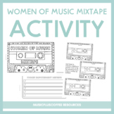 Women of Music Mixtape Activity | Women's History Month
