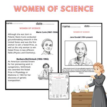 Preview of Women in  Science Reading