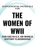 Women of WWII: Activity Bundle